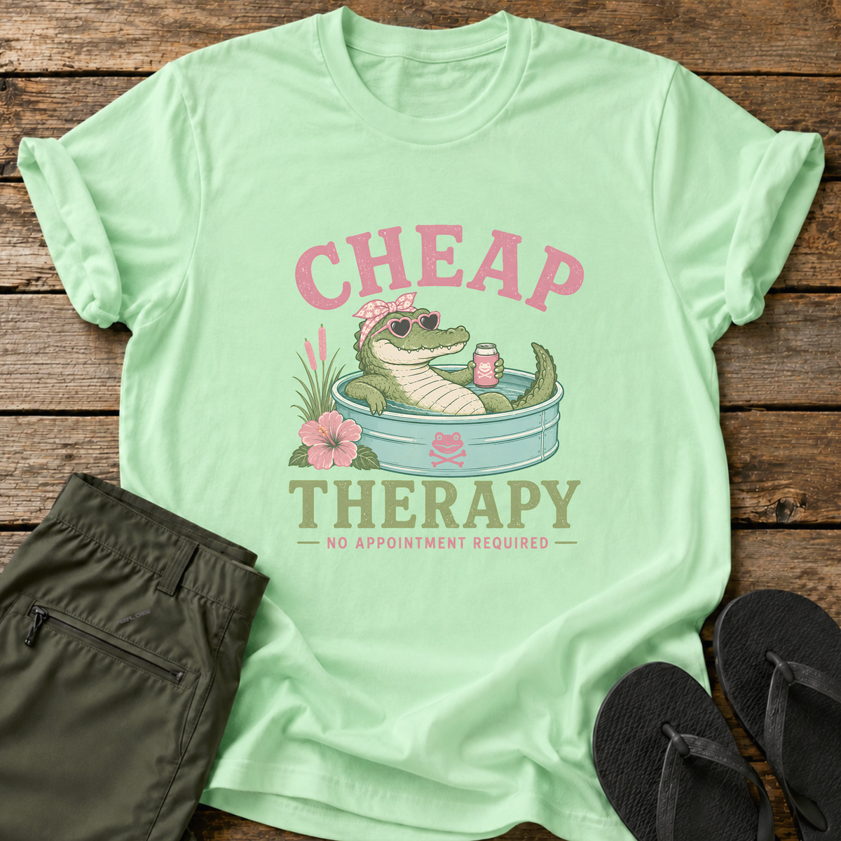 Cheap Therapy Girl Gator T-Shirt