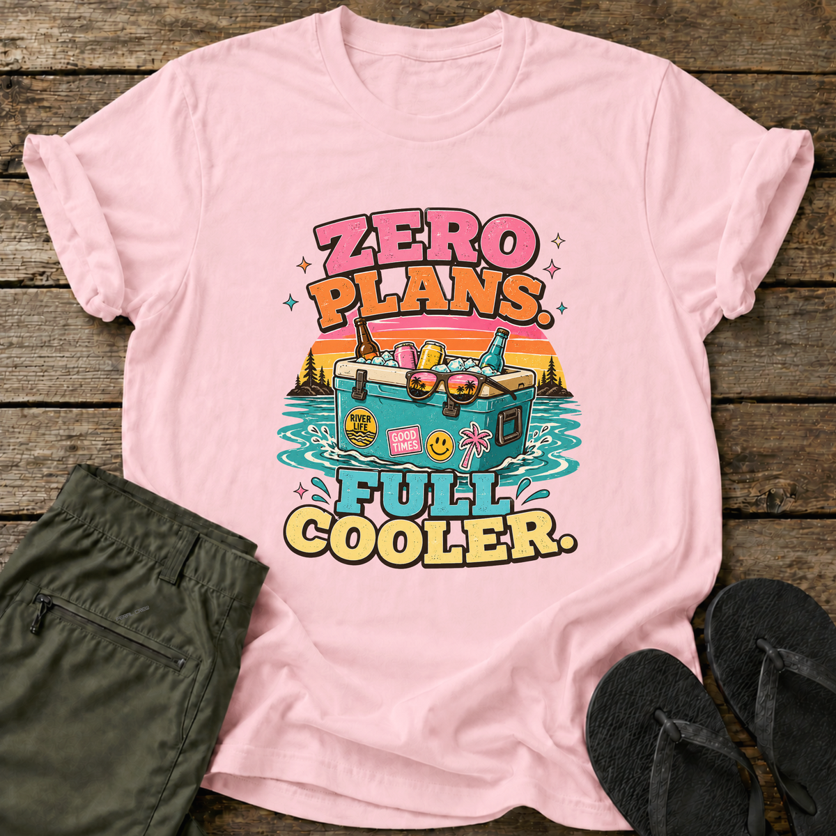 Zero Plans Full Cooler T-Shirt