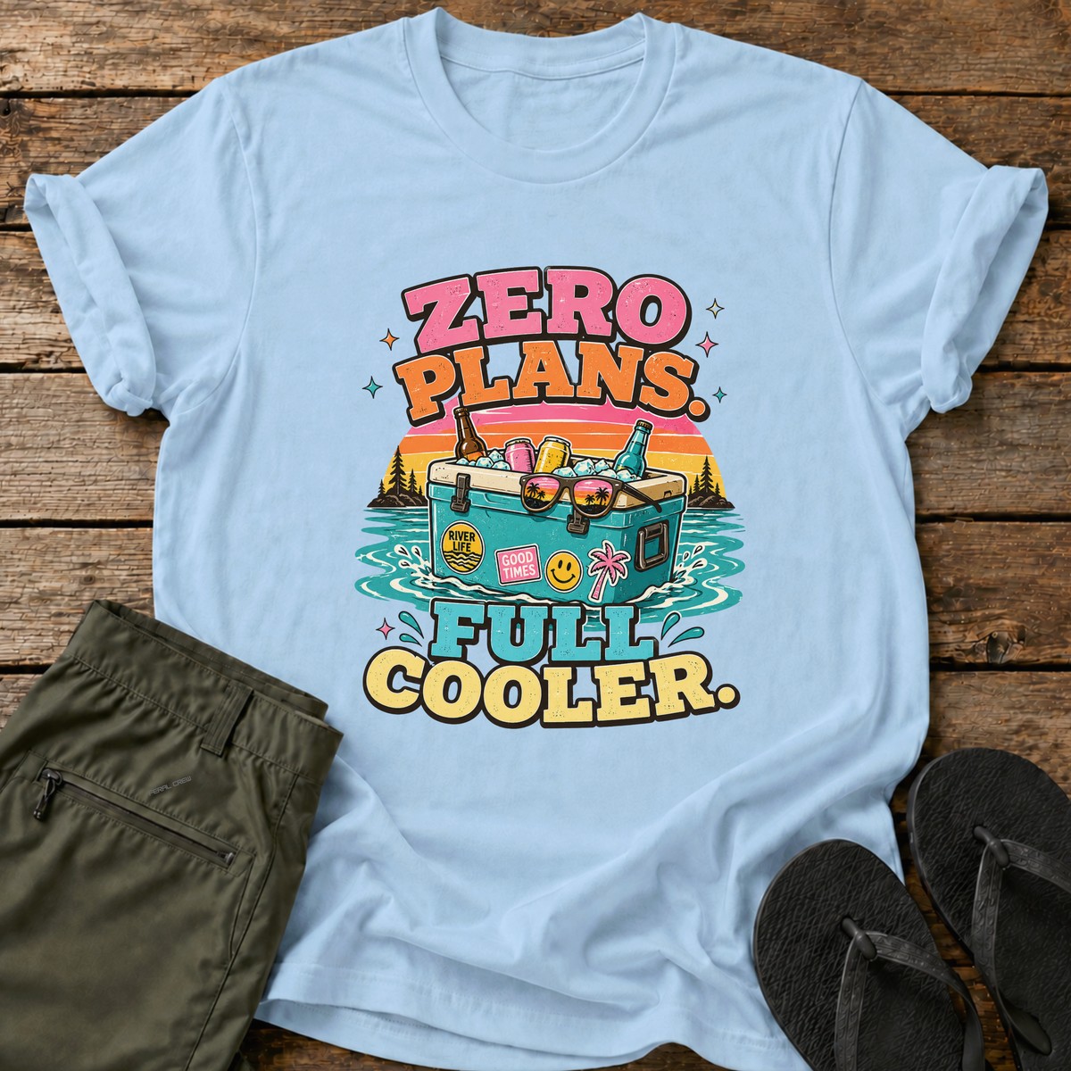 Zero Plans Full Cooler T-Shirt