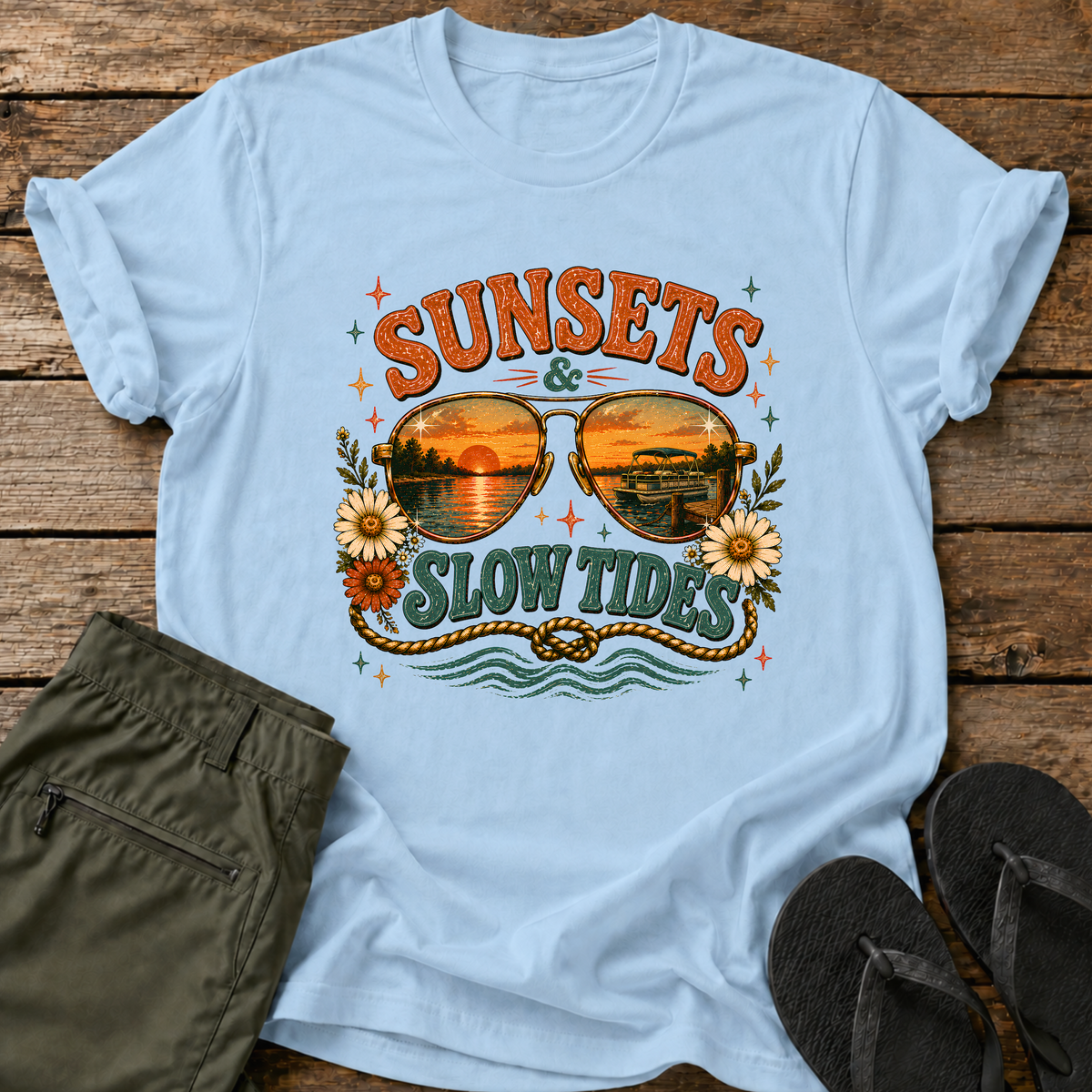 Sunsets and Slow Tides T-Shirt
