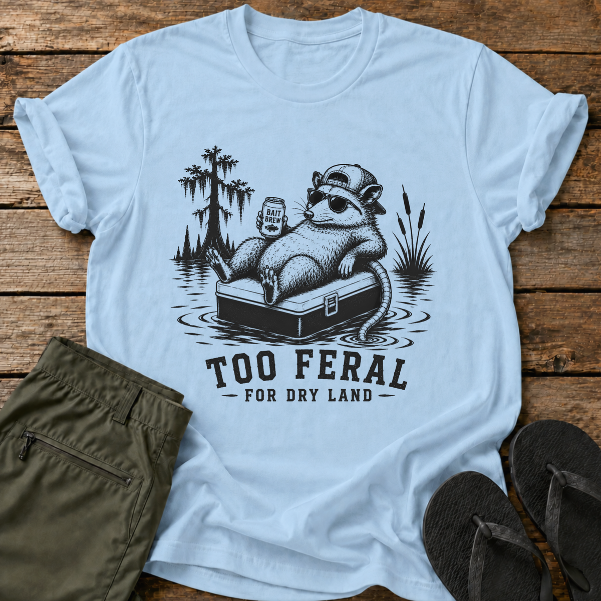 To Feral For Dry Land T-Shirt