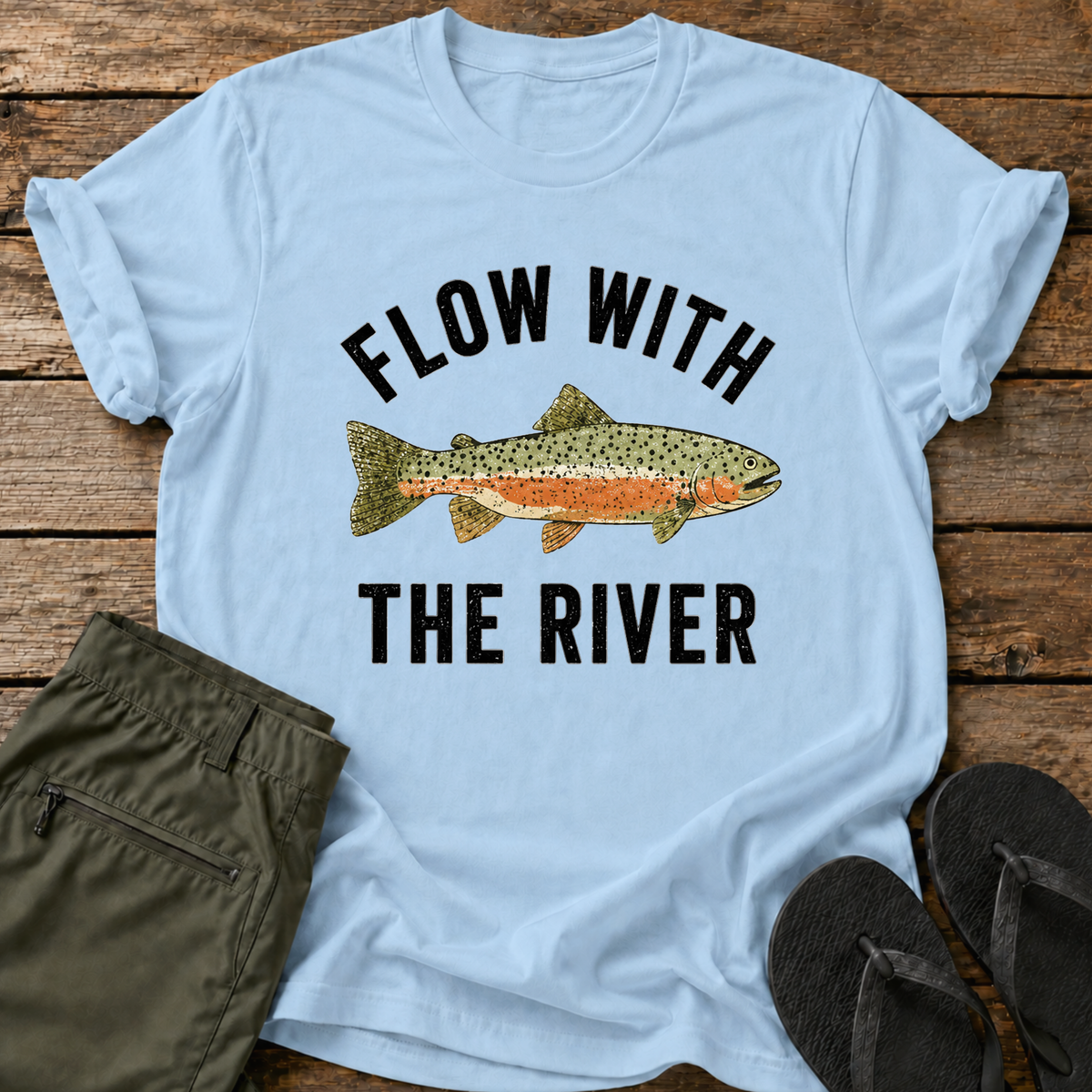Flow With The River T-Shirt