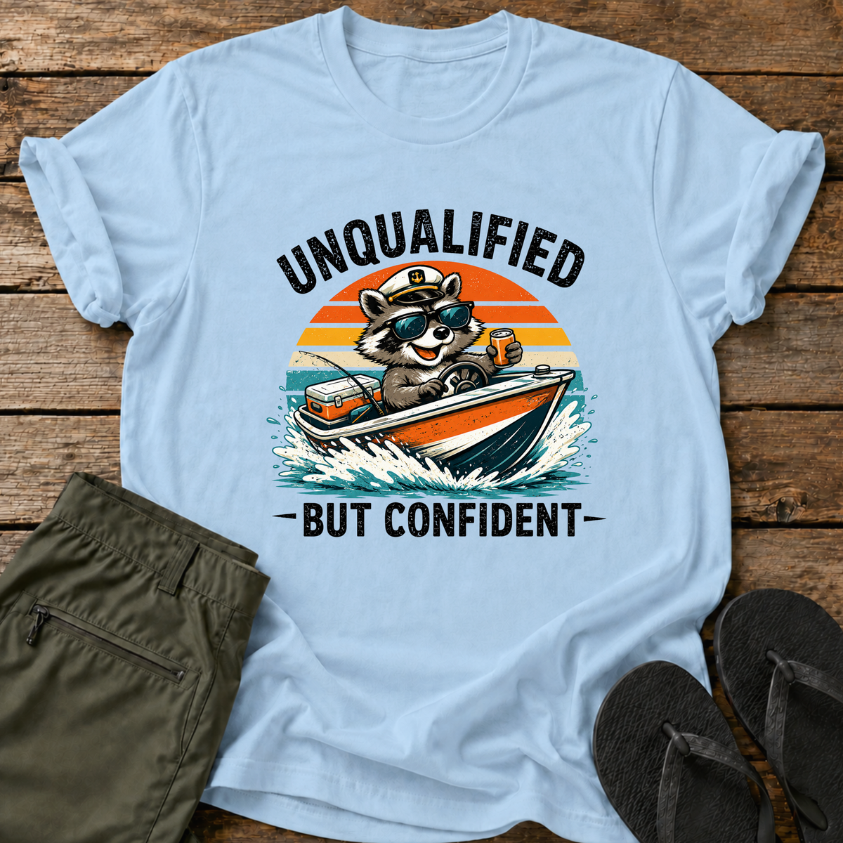 Unqualified Boat Captain T-Shirt