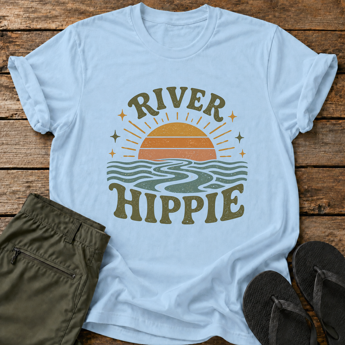 River Hippie Sun T-Shirt