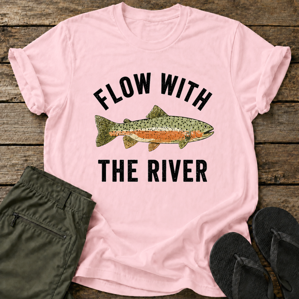 Flow With The River T-Shirt