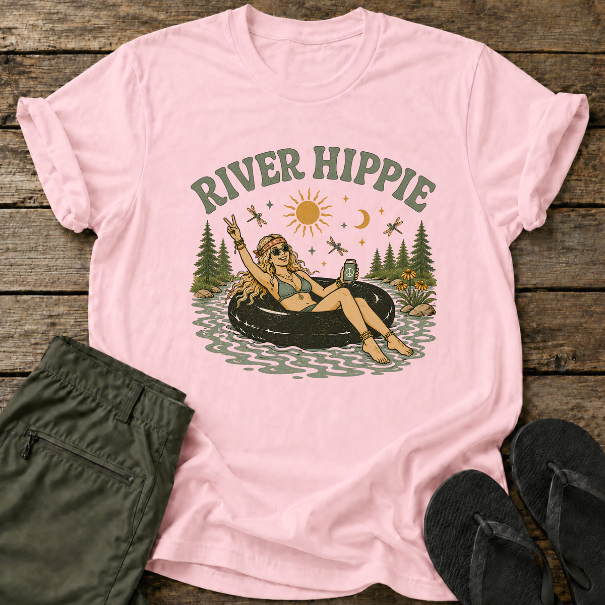 River Hippie Girl T-Shirt