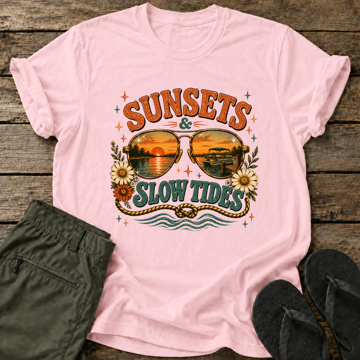 Sunsets and Slow Tides T-Shirt