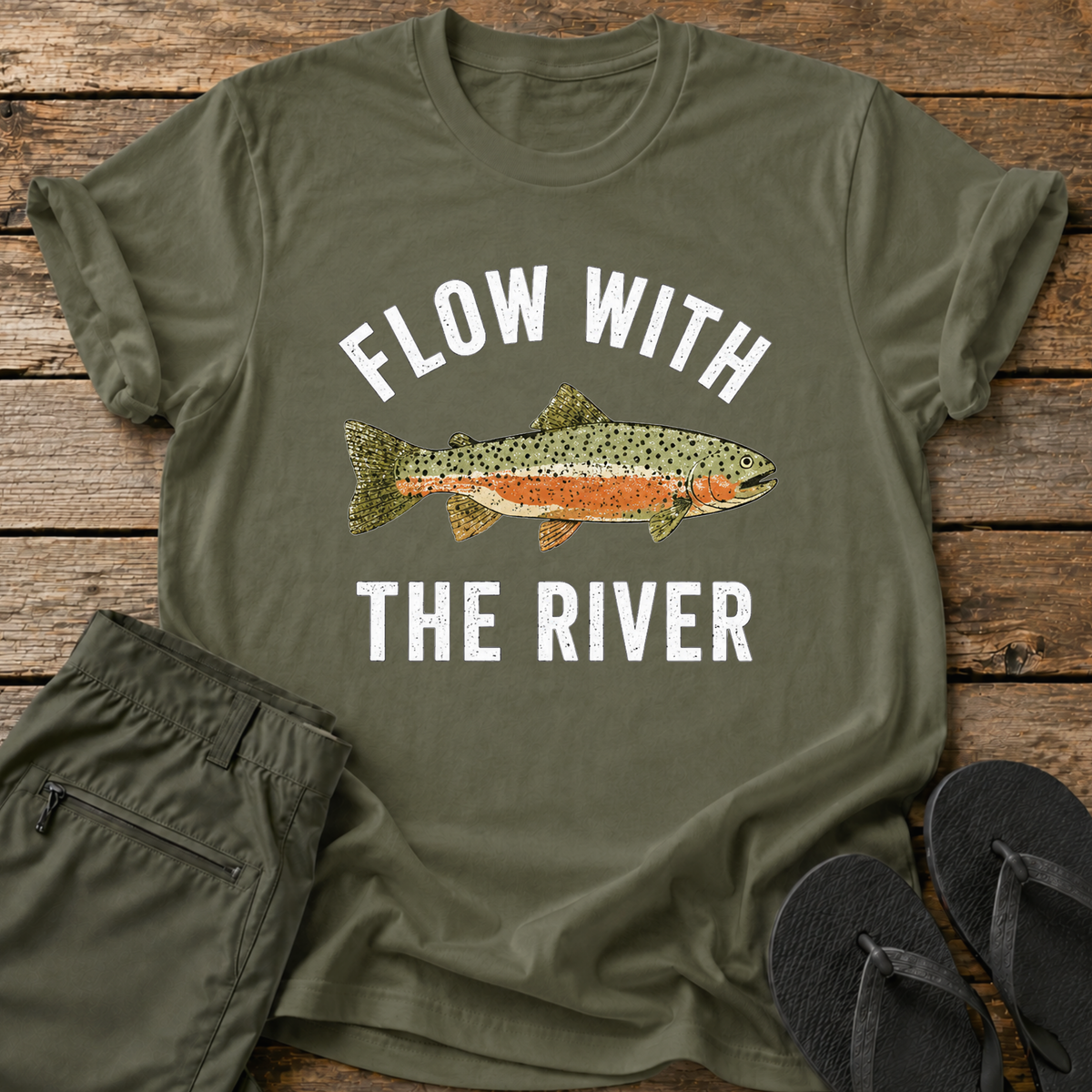 Flow With The River T-Shirt