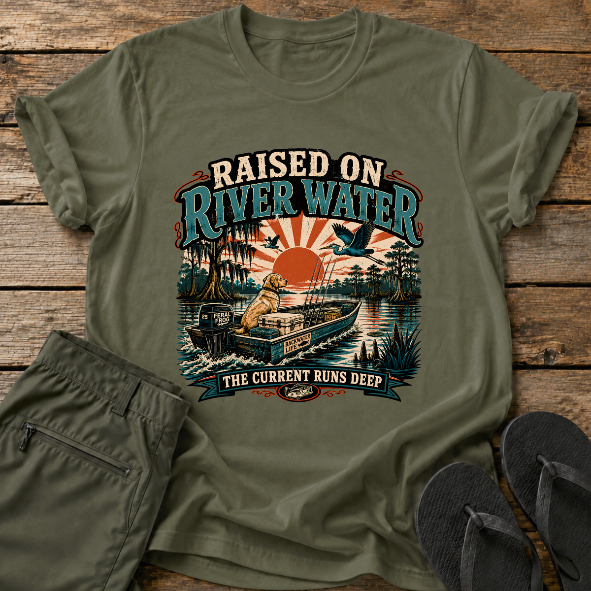 Raised On River Water T-Shirt