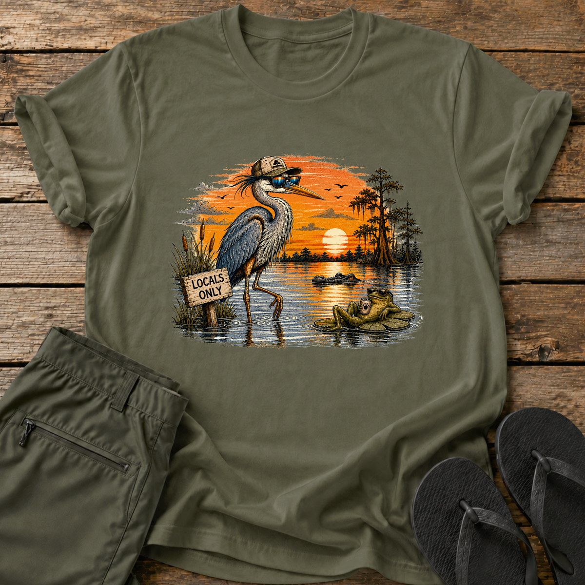 Locals Only Heron T-Shirt