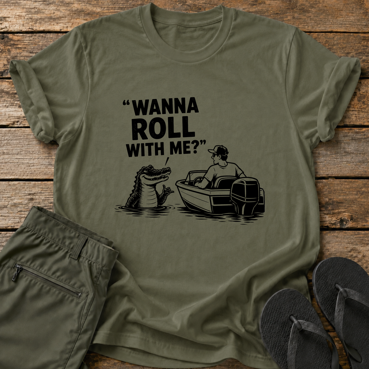 Wanna Roll With Me T-Shirt