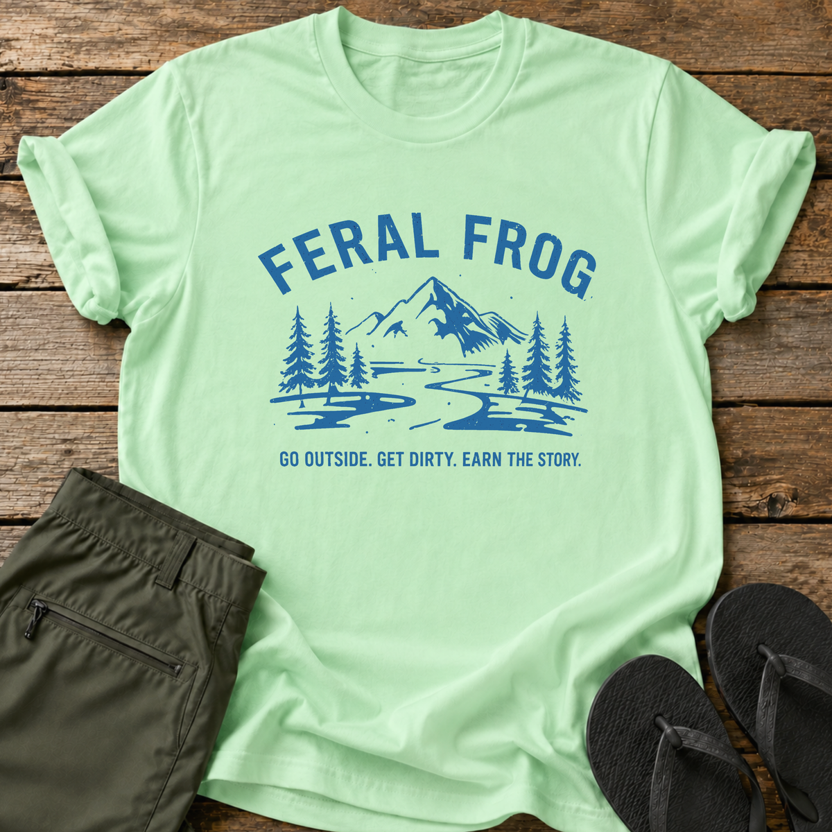 The Feral Frog Moto T-Shirt