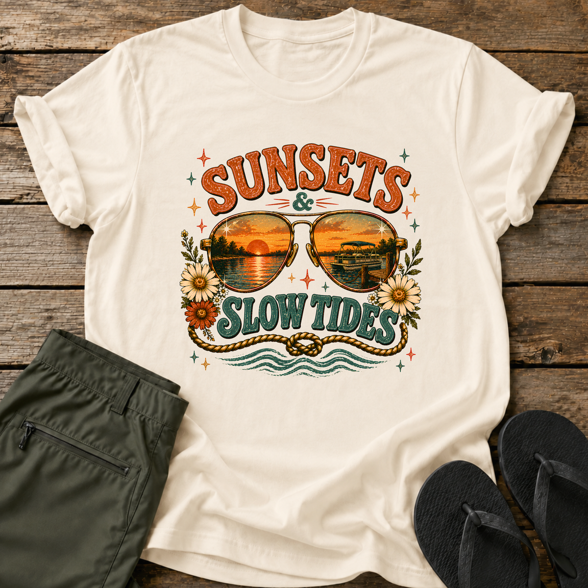 Sunsets and Slow Tides T-Shirt