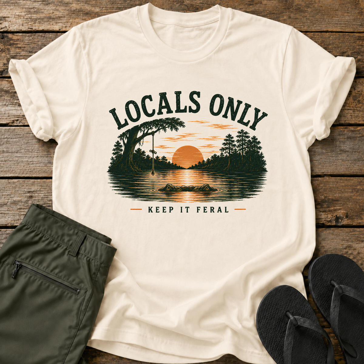 Locals Only Gator T-Shirt