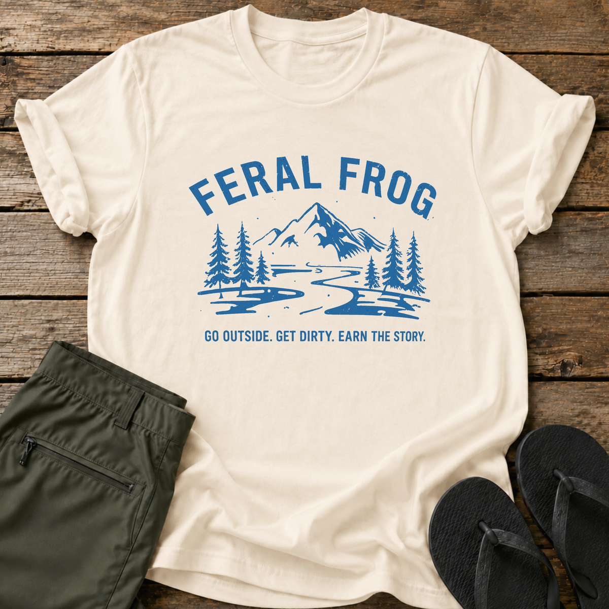 The Feral Frog Moto T-Shirt