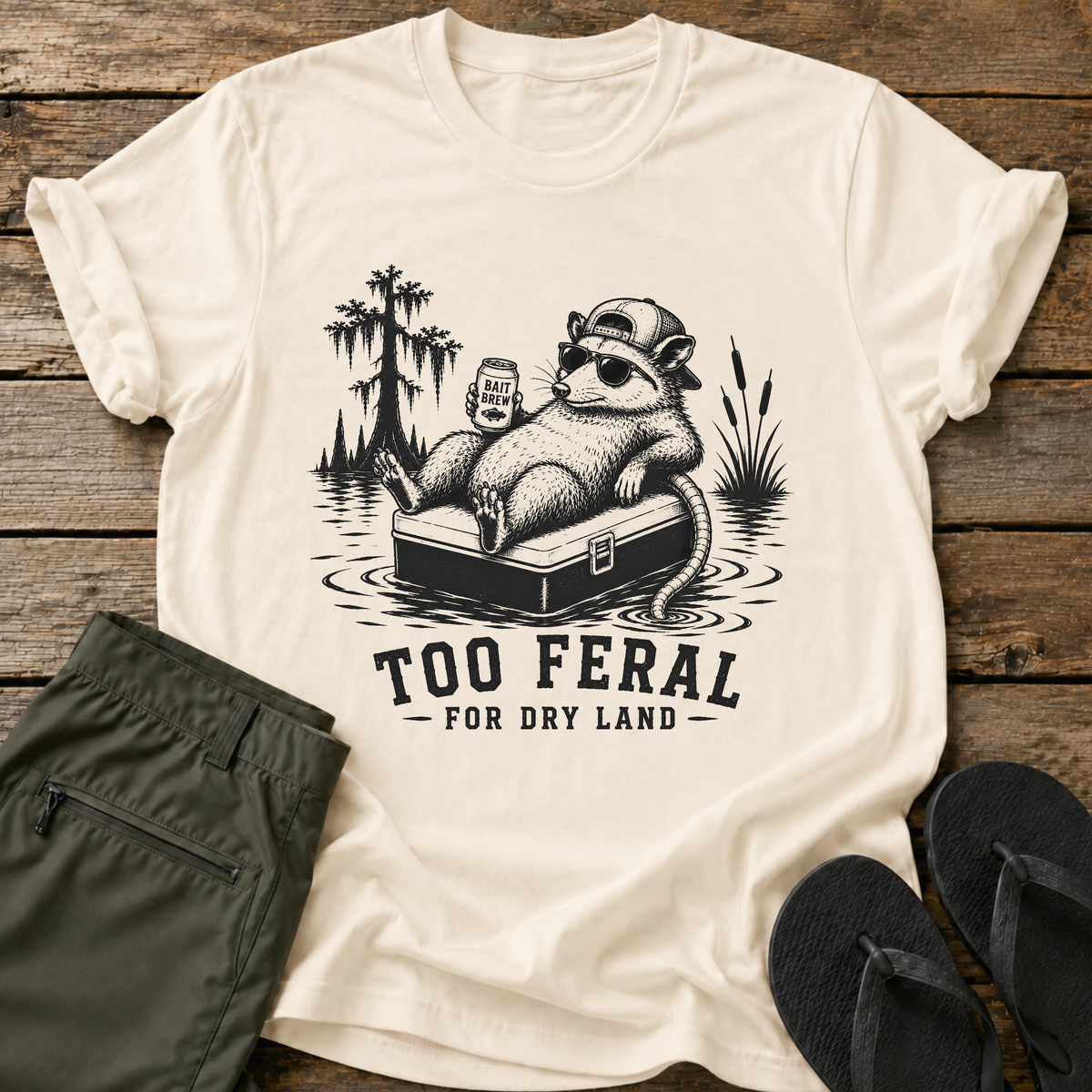 To Feral For Dry Land T-Shirt