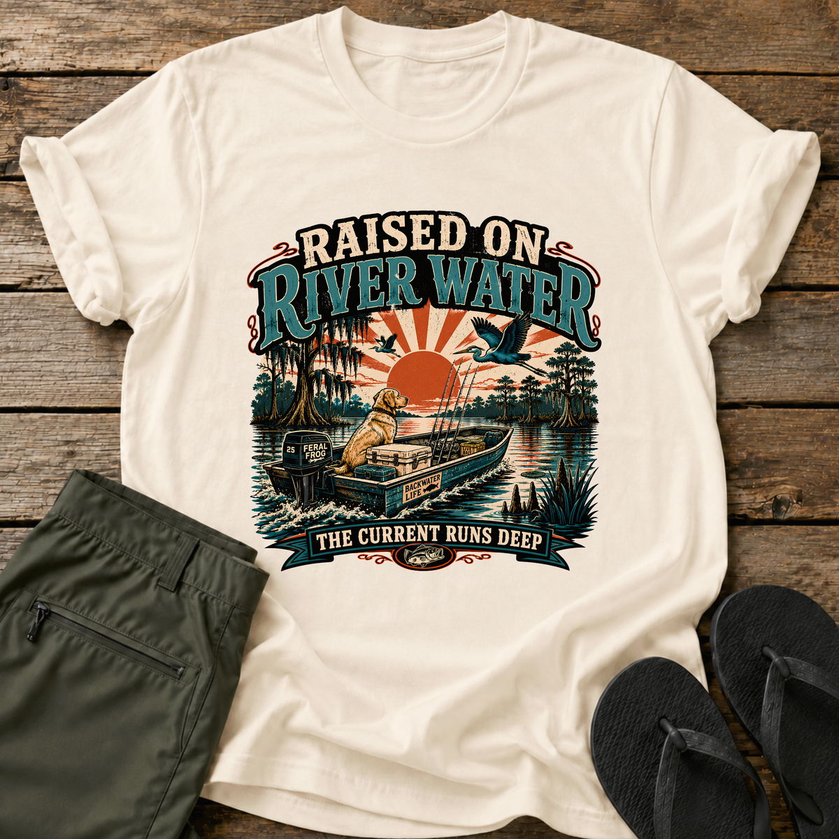 Raised On River Water T-Shirt