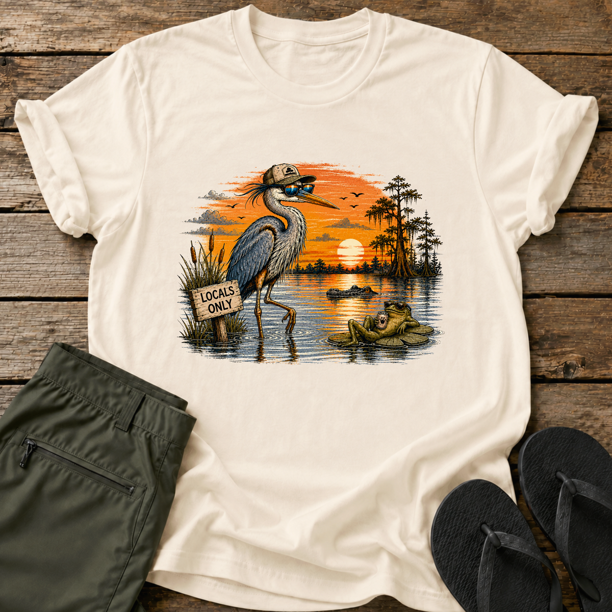Locals Only Heron T-Shirt