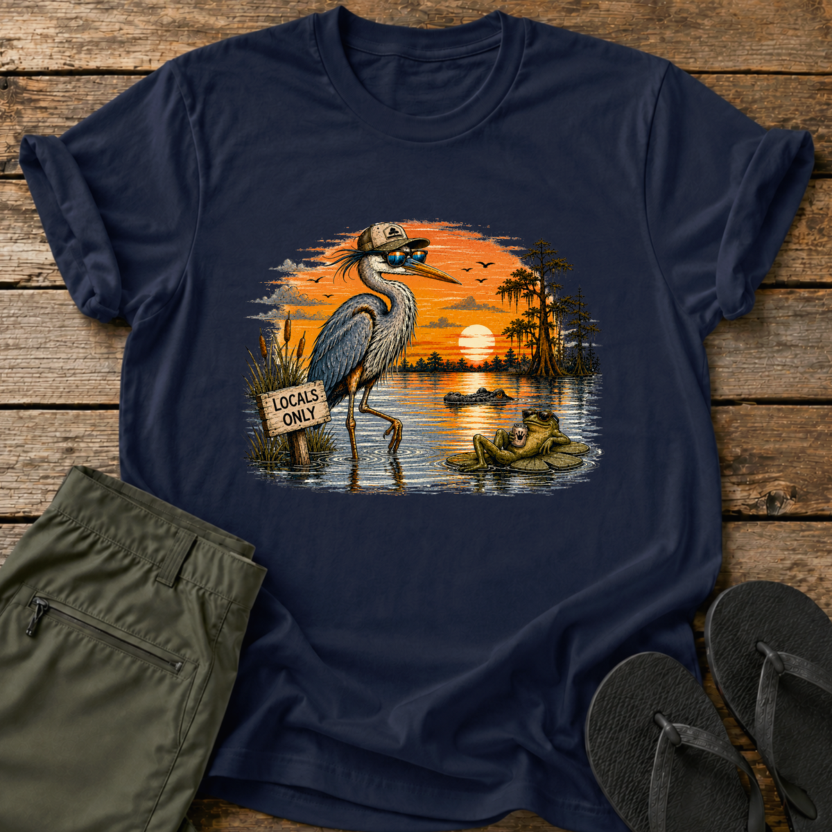 Locals Only Heron T-Shirt