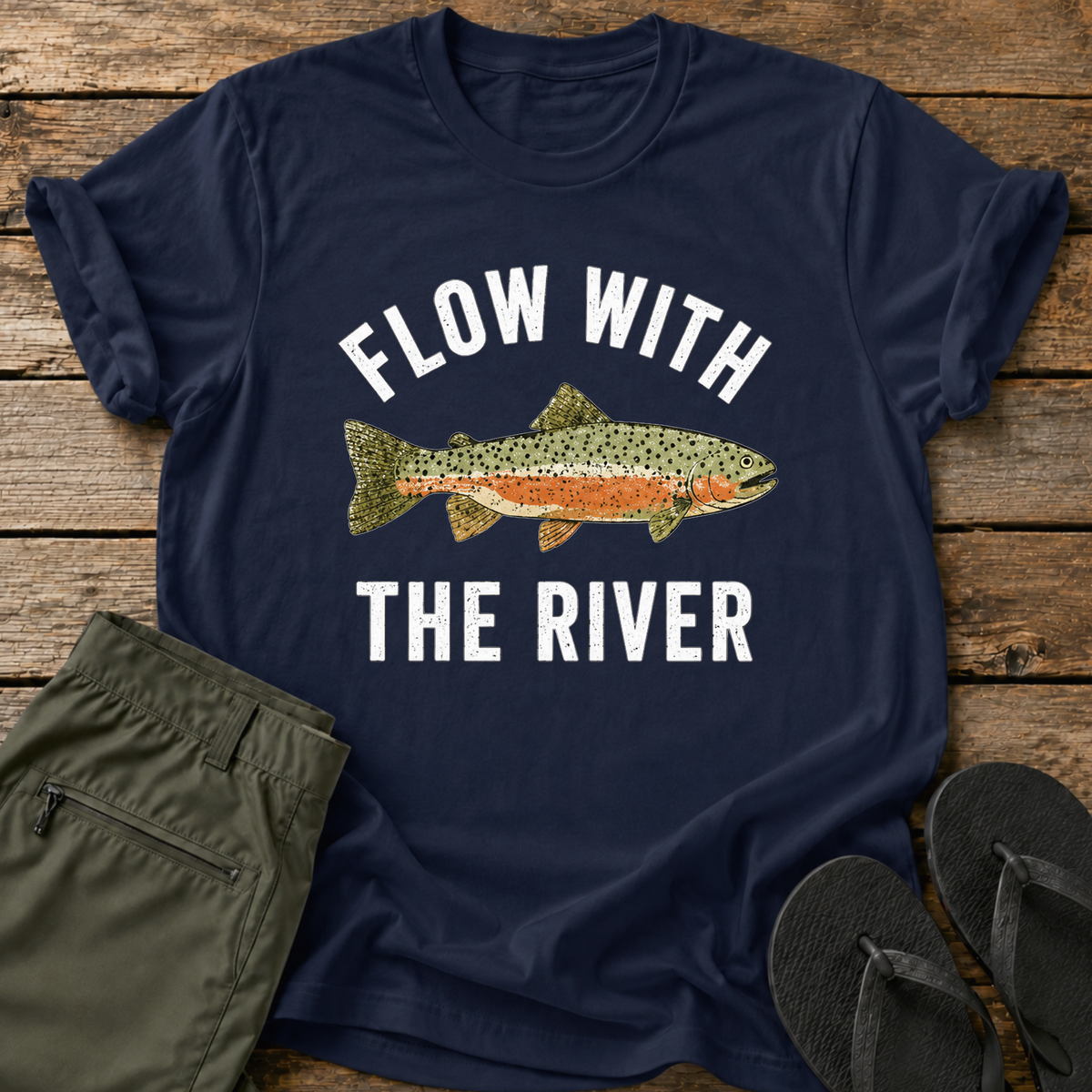 Flow With The River T-Shirt