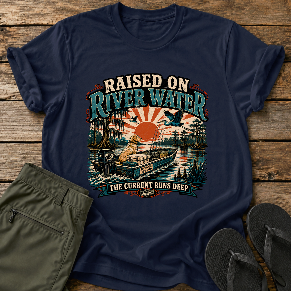 Raised On River Water T-Shirt