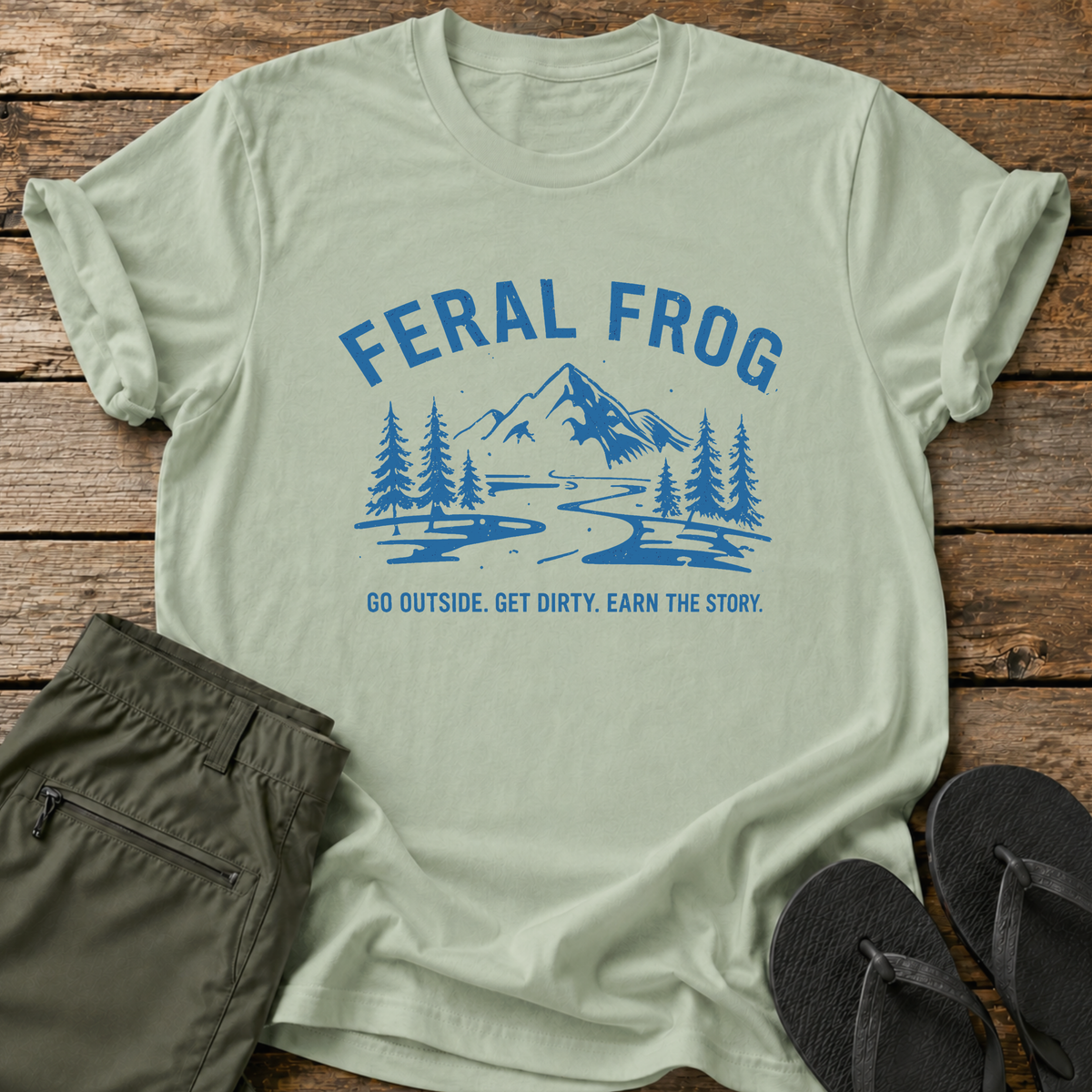 The Feral Frog Moto T-Shirt