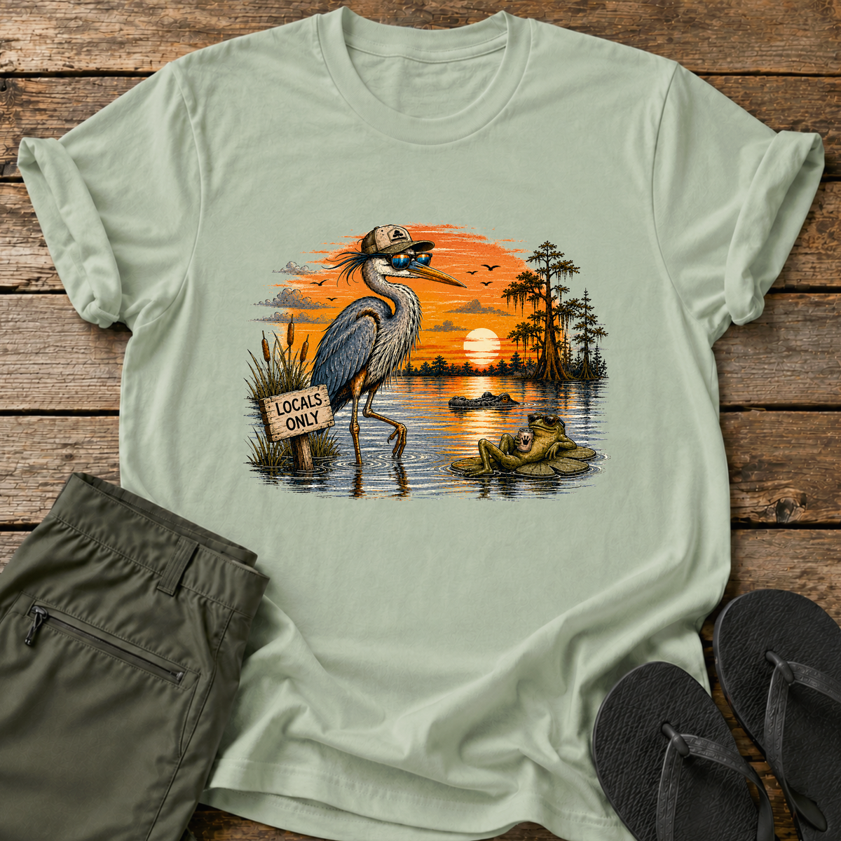 Locals Only Heron T-Shirt