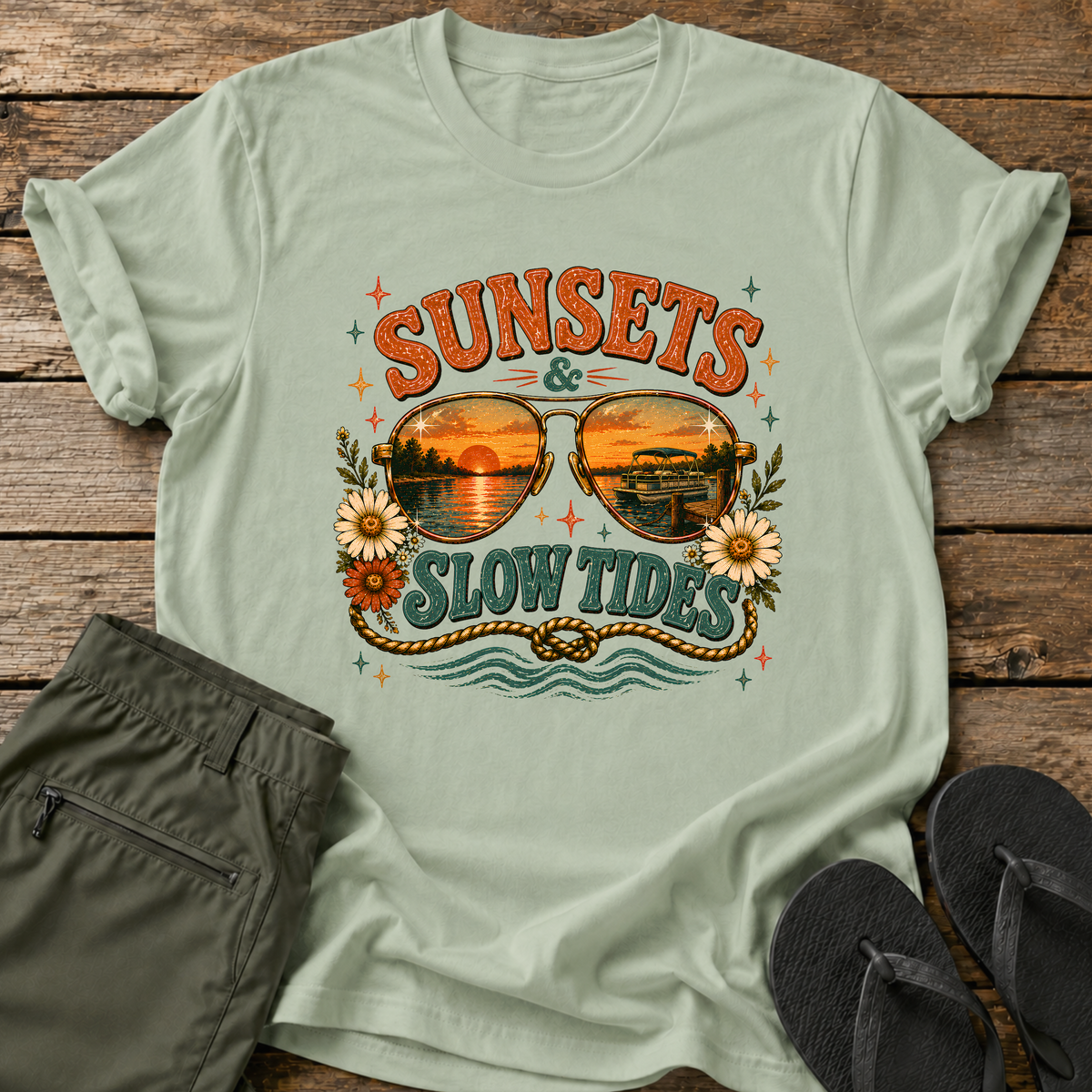 Sunsets and Slow Tides T-Shirt