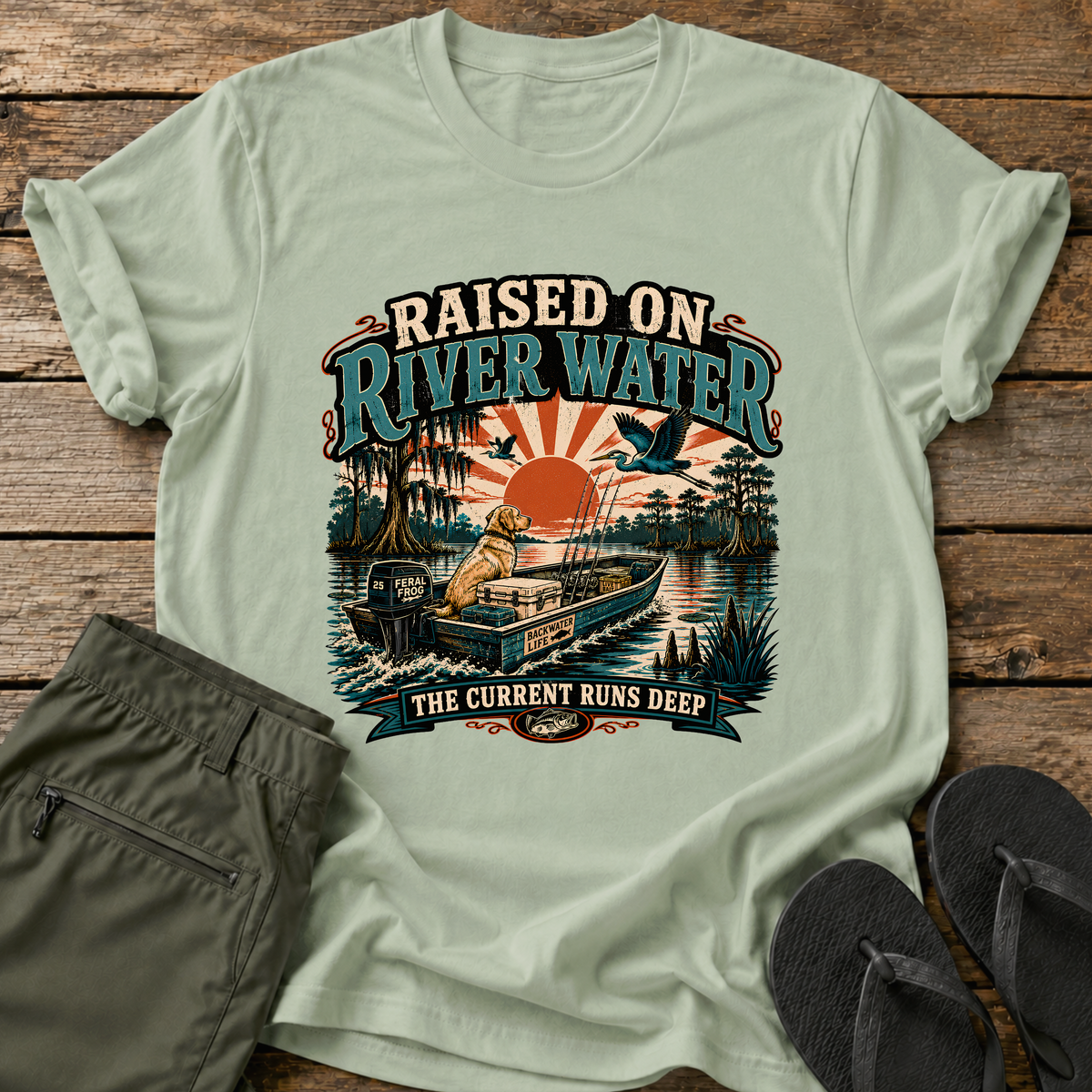 Raised On River Water T-Shirt