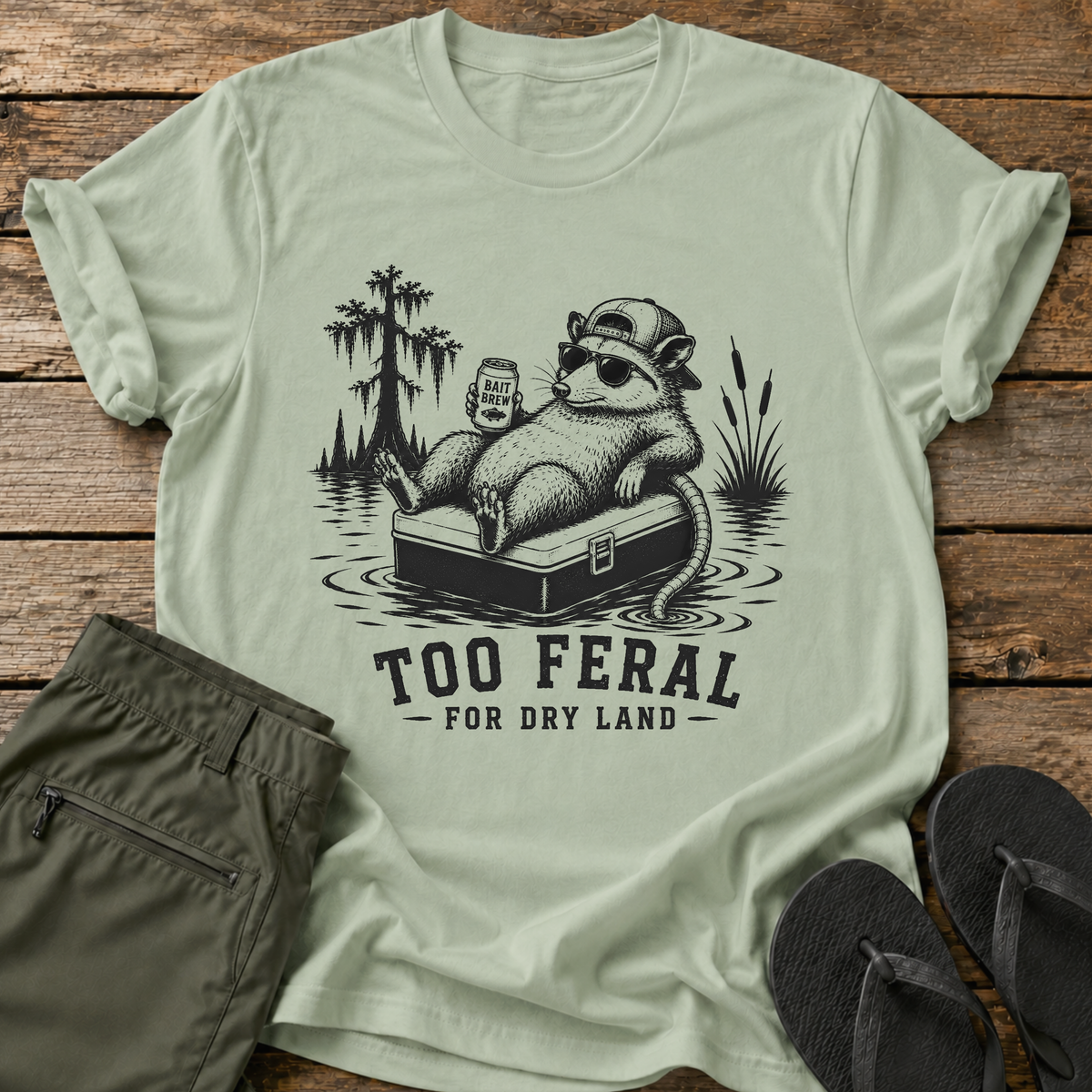 To Feral For Dry Land T-Shirt