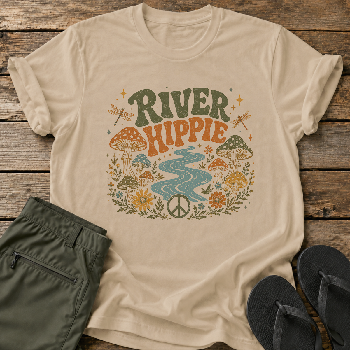 River Hippie Peace T-Shirt