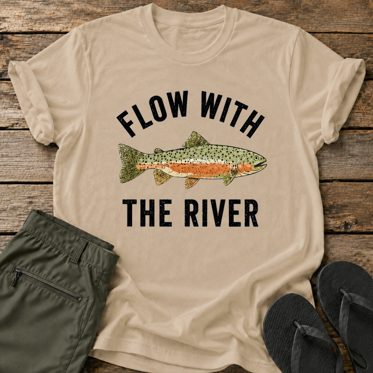 Flow With The River T-Shirt