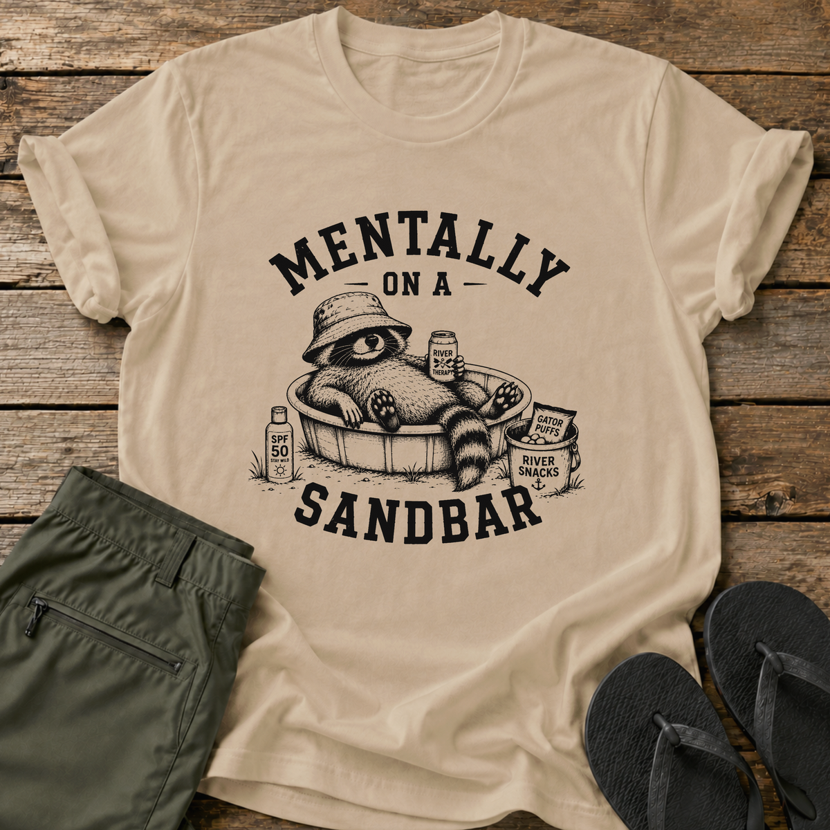 Mentally On A Sandbar T-Shirt