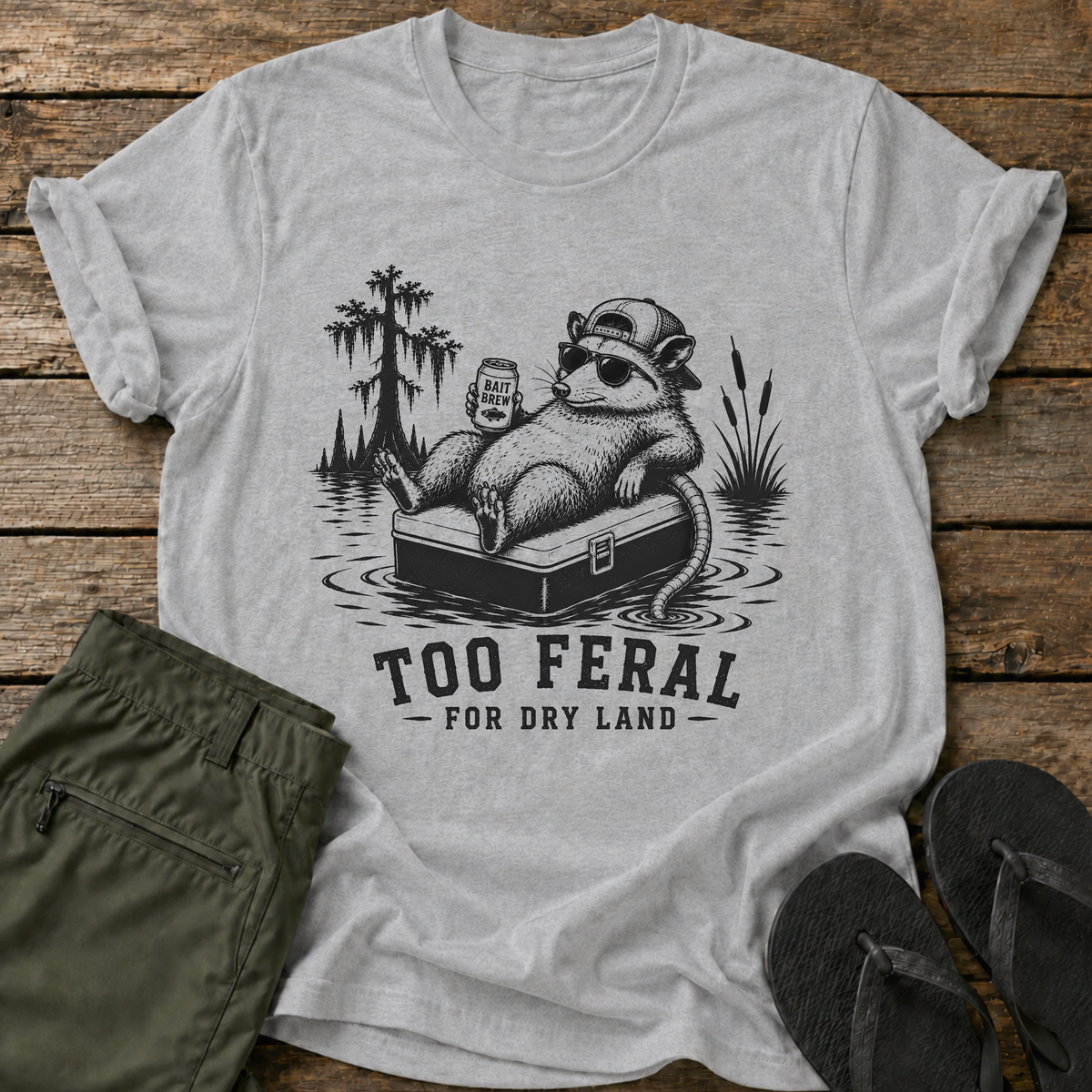 To Feral For Dry Land T-Shirt
