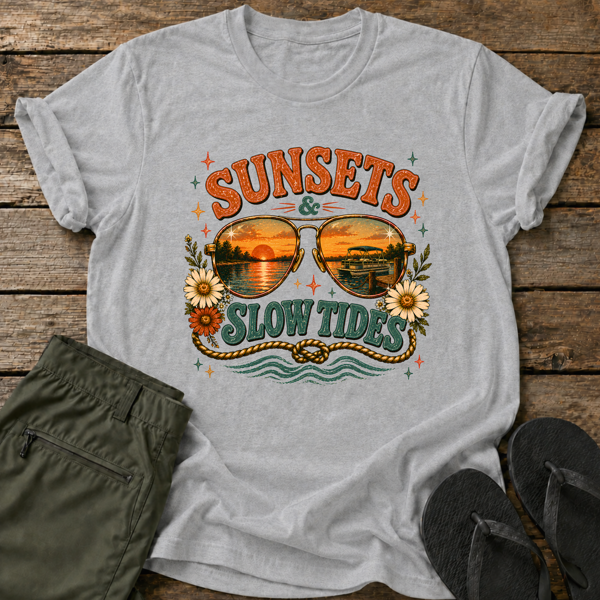Sunsets and Slow Tides T-Shirt