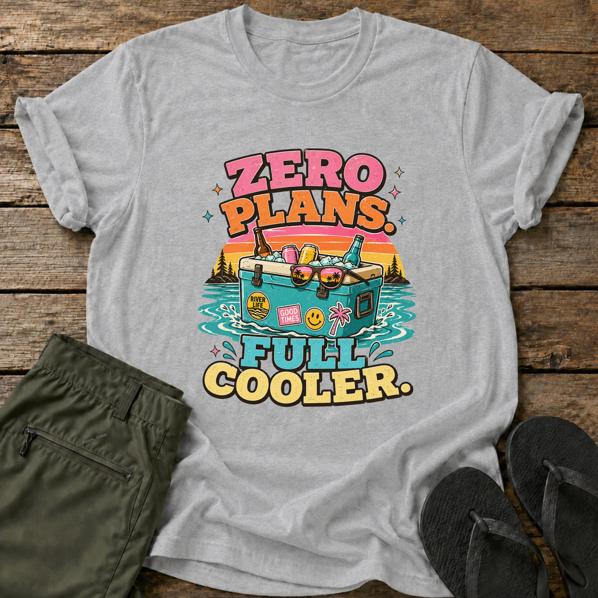 Zero Plans Full Cooler T-Shirt