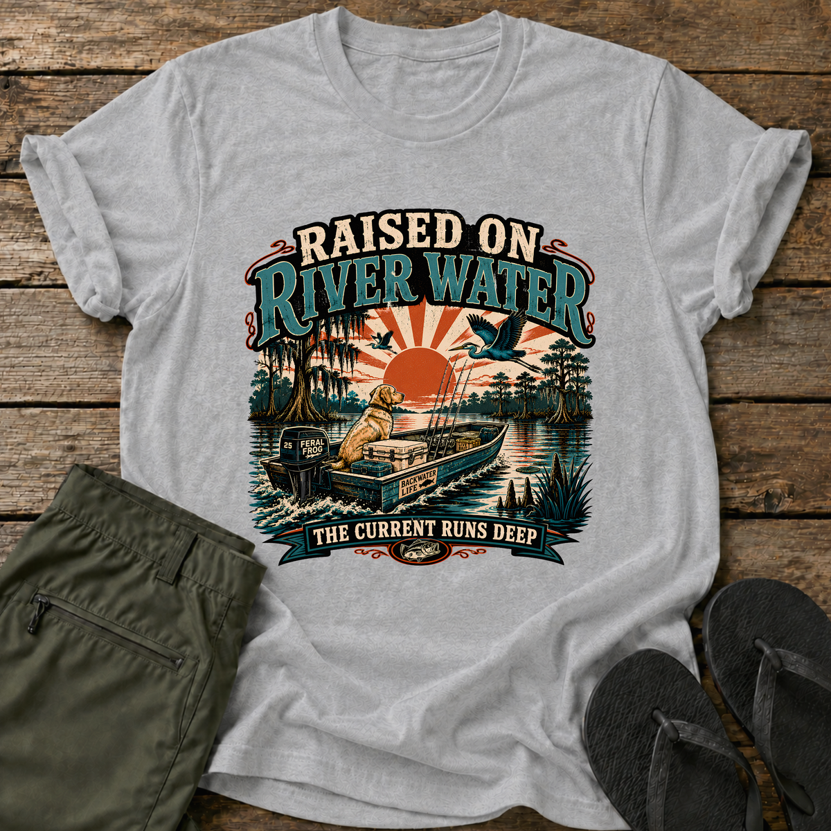 Raised On River Water T-Shirt