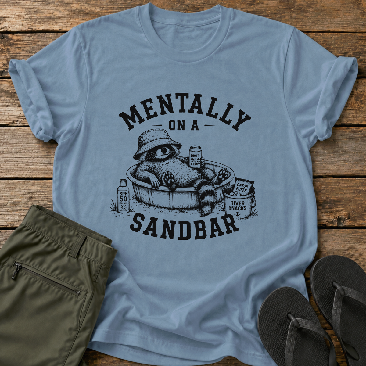 Mentally On A Sandbar T-Shirt