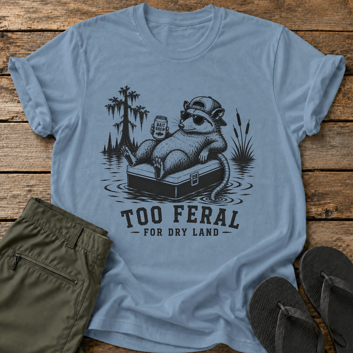 To Feral For Dry Land T-Shirt