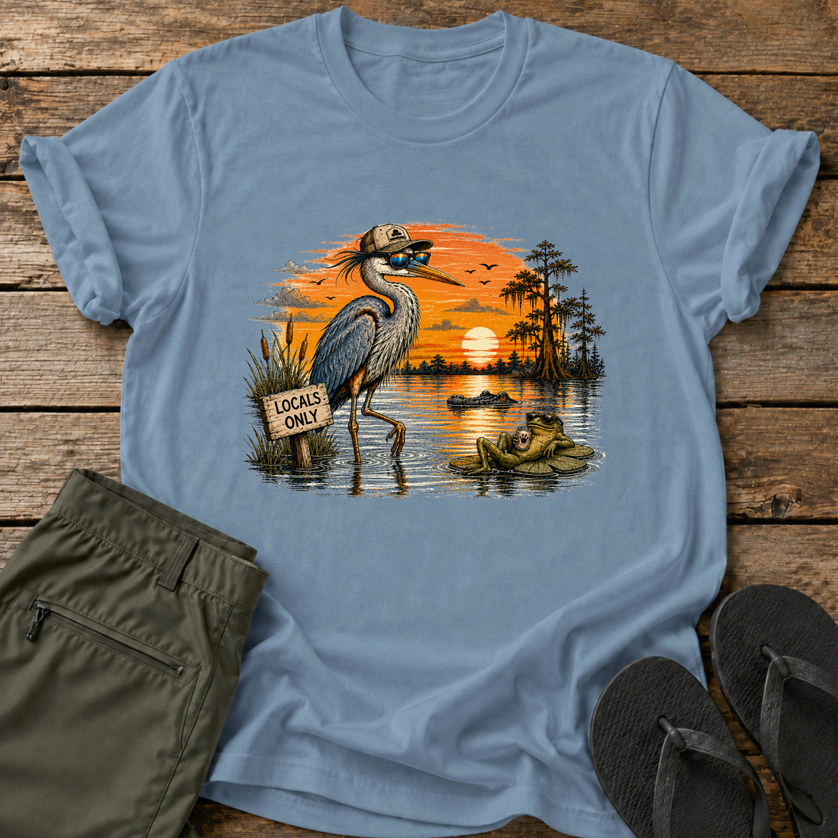 Locals Only Heron T-Shirt