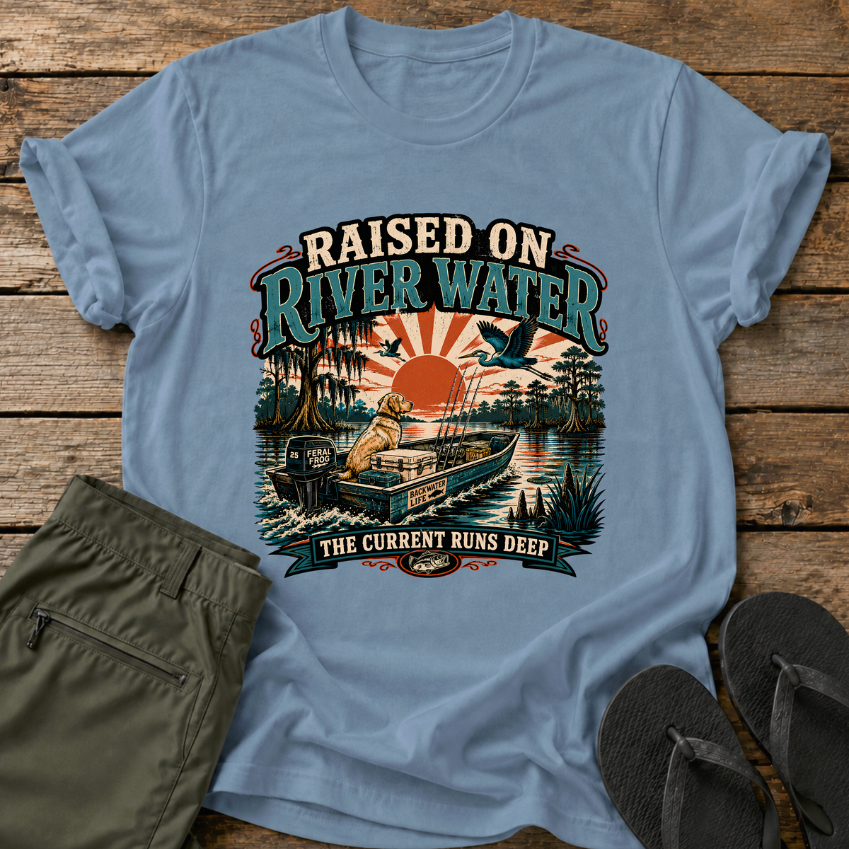 Raised On River Water T-Shirt