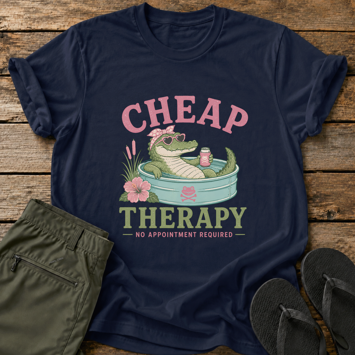 Cheap Therapy Girl Gator T-Shirt