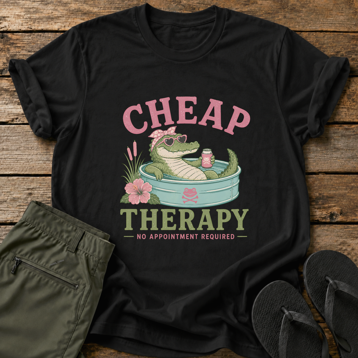 Cheap Therapy Girl Gator T-Shirt