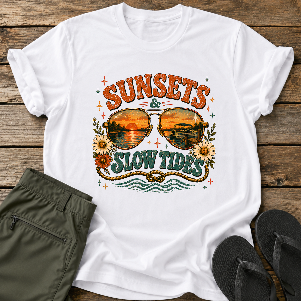 Sunsets and Slow Tides T-Shirt