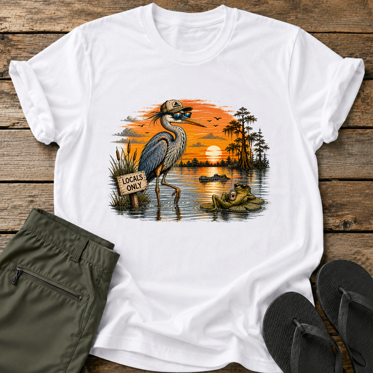Locals Only Heron T-Shirt