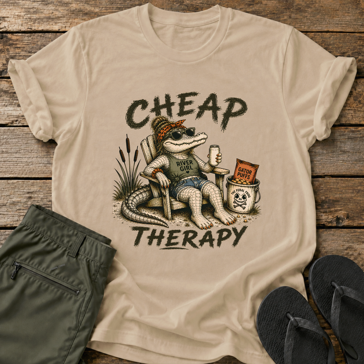 Cheap River Therapy T-Shirt