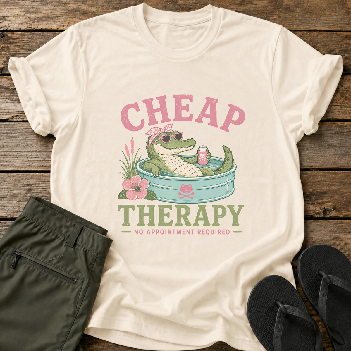 Cheap Therapy Girl Gator T-Shirt