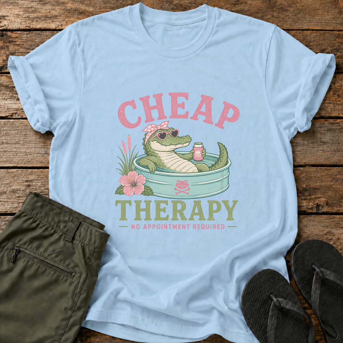 Cheap Therapy Girl Gator T-Shirt