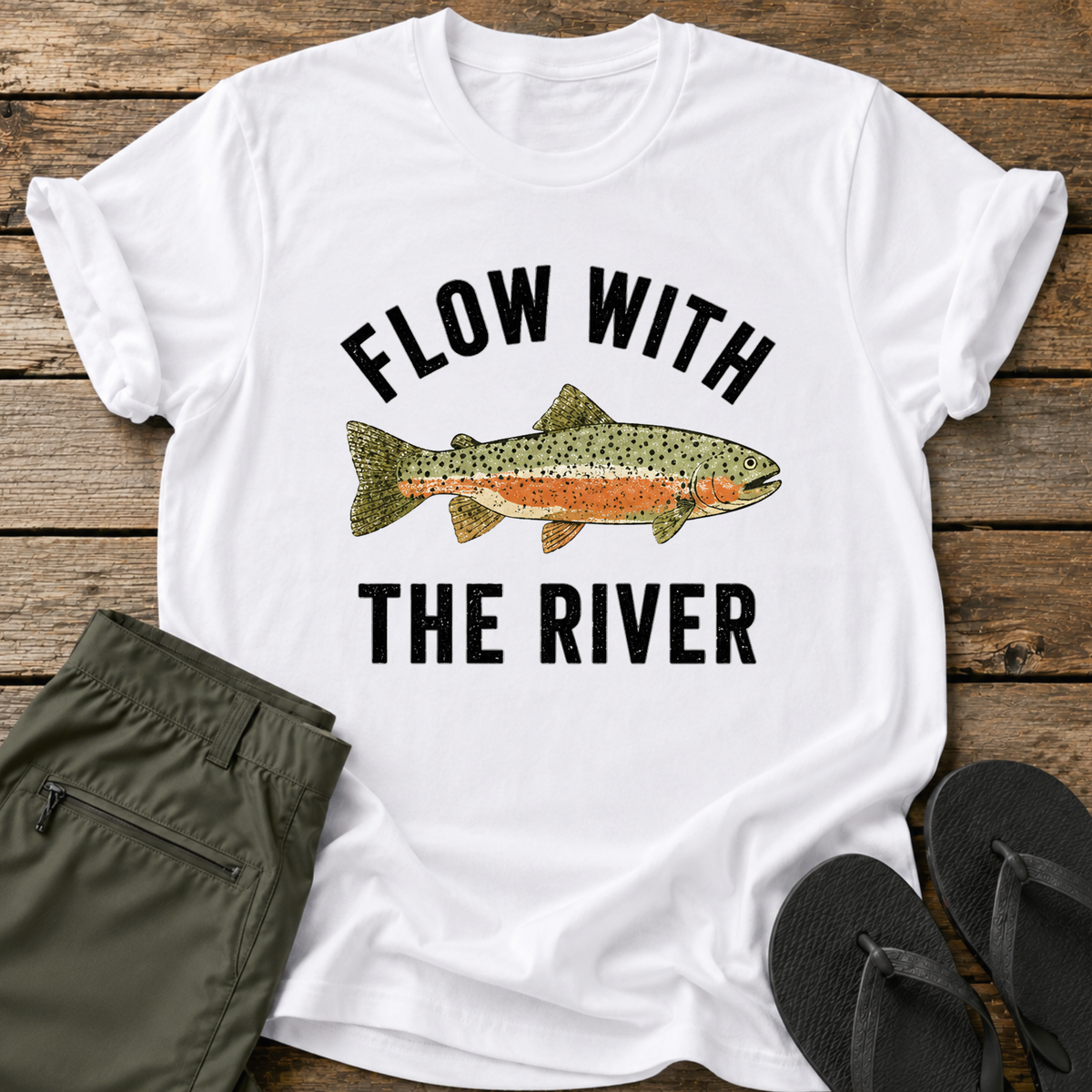 Flow With The River T-Shirt