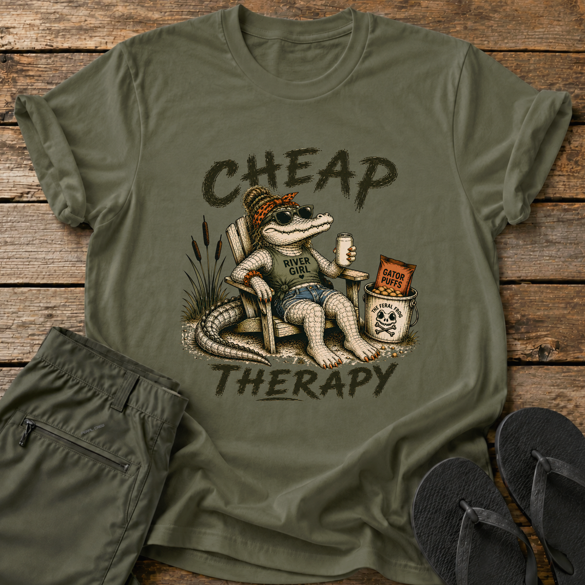 Cheap River Therapy T-Shirt